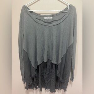 We The Free Green Hi-Lo Top